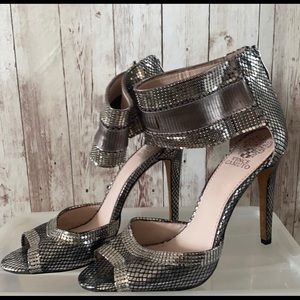 Metallic Silver Vince Camuto High Heels NEW YEAR